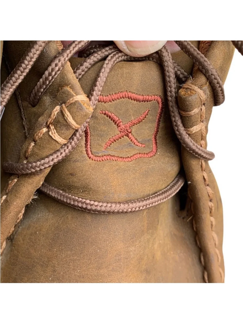 Men's Twisted X Suede Leather Work Driving Chukka Moccasin Boots